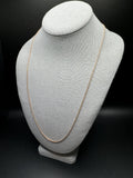 24” 10k Rose Gold Rope 1.5mm 4.4g