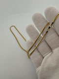18" 14k Yellow Gold Cuban 2.5mm 10.0g