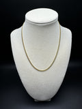 16" 10k Yellow Gold Cuban 2.5mm 7.66g