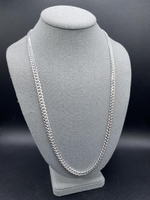 6mm Silver Cuban chains/ bracelets