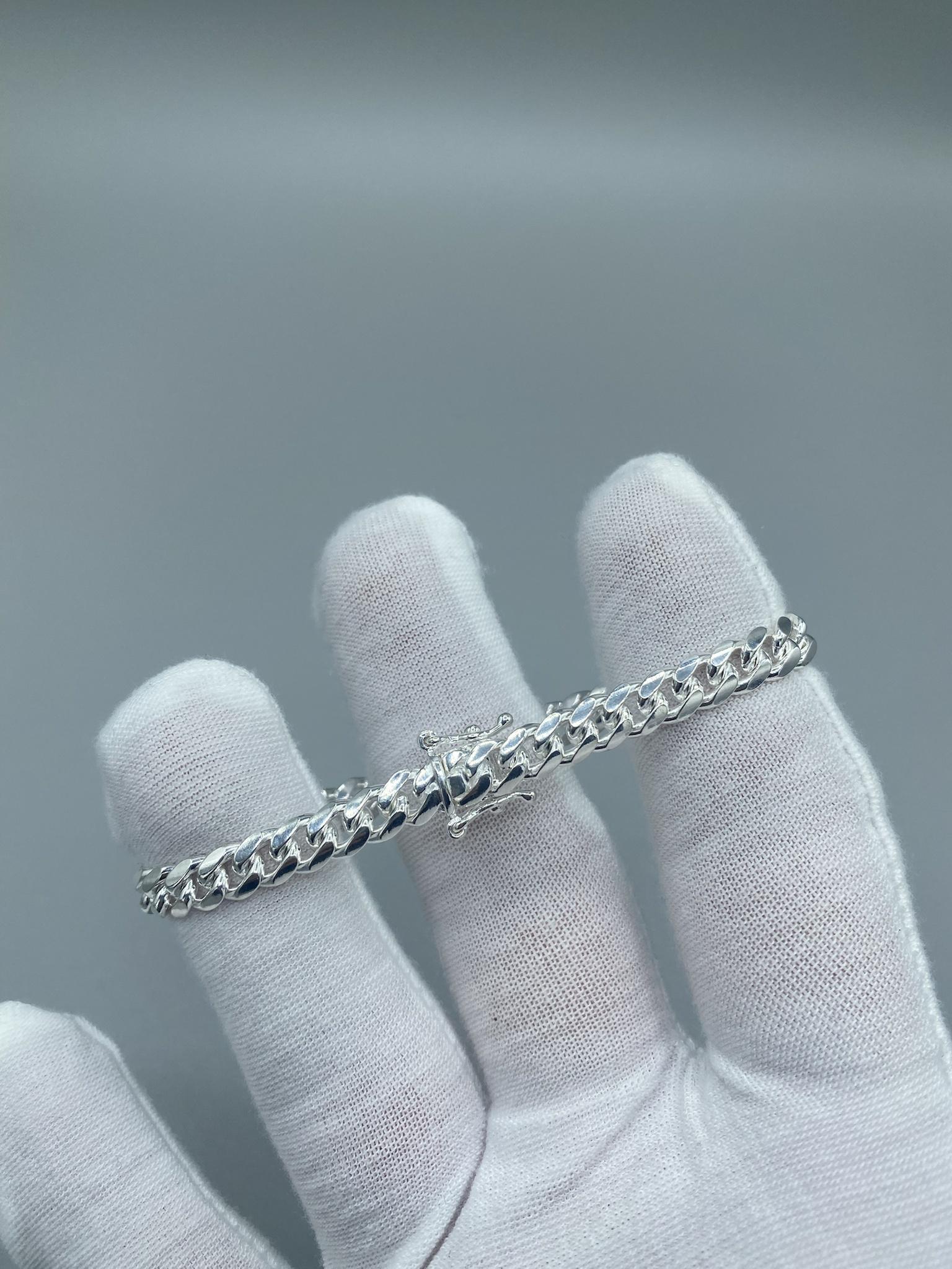 Silver Cuban Link Box Lock – O.F.J.