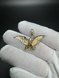1.75” 14k Yellow Gold Eagle 5.2mm Bail 4.1g