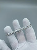 6mm Silver Cuban chains/ bracelets