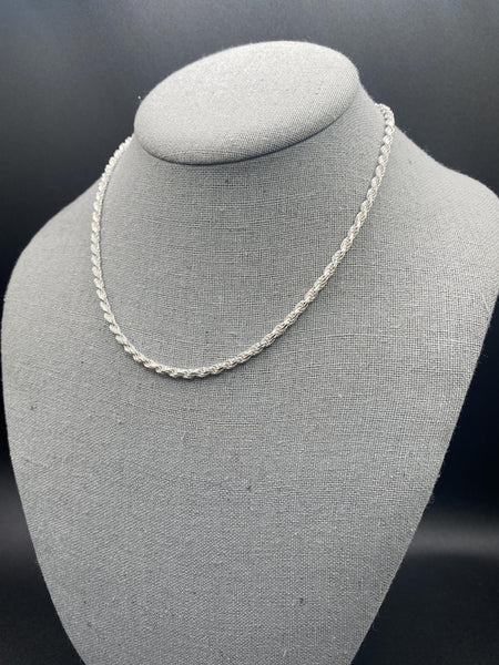 3mm Silver Rope Chain Rope Chain