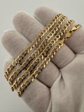 20” 14k Yellow Gold Diamond Cut Curb 5mm 12.0g
