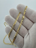 24” 14k Yellow Gold Curb 3.2mm 9.0g