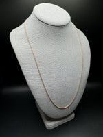 24” 10k Rose Gold Rope 1.5mm 4.4g