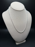 3mm .925 Sterling Silver Rounded Box Chain