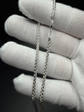 3mm .925 Sterling Silver Rounded Box Chain