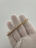 7.5” 14k Yellow Gold Herme$ Link 3.5mm 5.0g