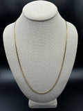 24” 14k Yellow Gold Mariner 3mm 10.5g