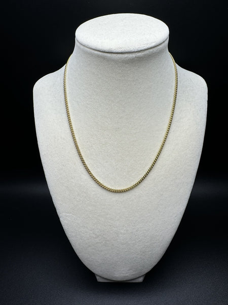 16” 10k Yellow Gold Cuban 2.5mm 7.7g