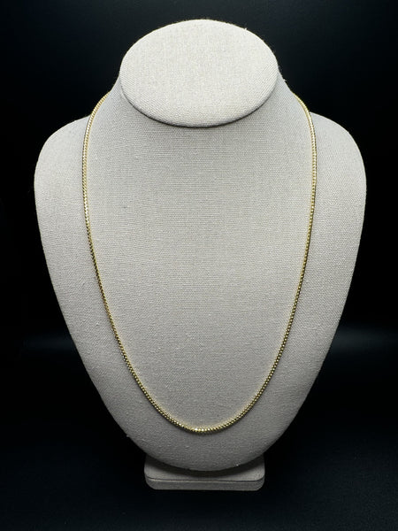 24” 14k Yellow Gold Franco 2mm 14.1g