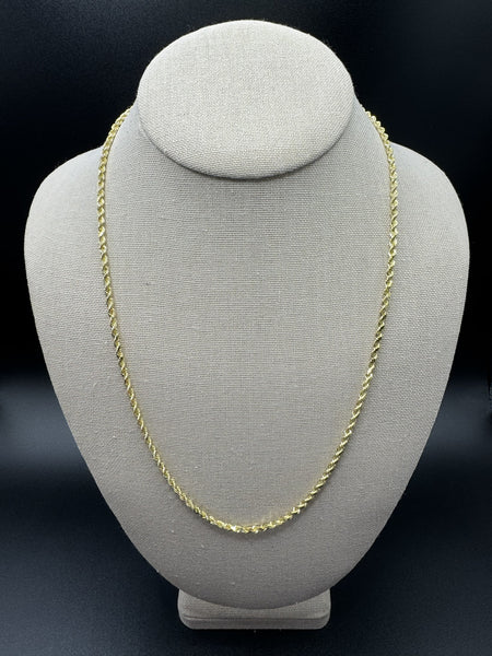 22” 14k Yellow Gold Rope 2.8mm 17.0g