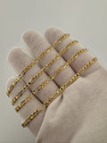 26” 14k Yellow Gold Figaro 3mm 9.8g