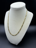 18” 14k Yellow Gold Figaro 4.5mm 15.6g