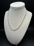 16” 14k White Gold Franco 2mm 9.64g