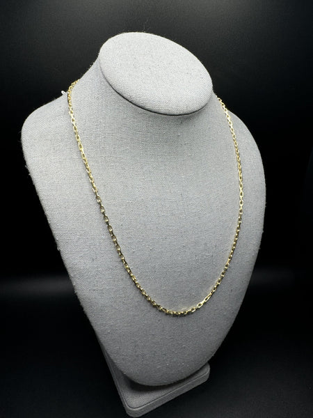 22” 14k Yellow Gold Heavy Link 2.5mm 13.9g