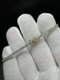 7” 14k Yellow Gold 3ctw VS/VVS Lab Diamond Tennis Bracelet 7.3g