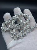 7mm Silver Rope Chain