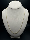 24” 14k Yellow Gold Franco 2mm 4.21g