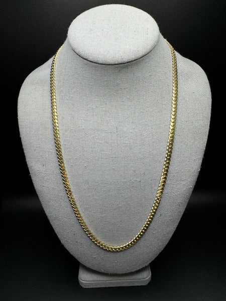 24” 14k Yellow Gold Cuban 5mm 45.9g