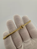 7.5” 10k Yellow Gold Cuban 4mm 9.3g