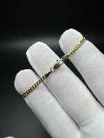 6.5” 10k Yellow Gold Cuban 3mm 4.4g