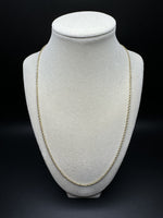 22” 14k Yellow Gold Rope 1.8mm 6.15g