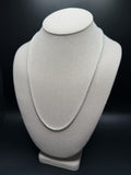 3mm .925 Sterling Silver Rounded Box Chain