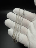 3mm .925 Sterling Silver Rounded Box Chain