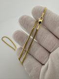 16” 10k Yellow Gold Cuban 2.5mm 7.7g