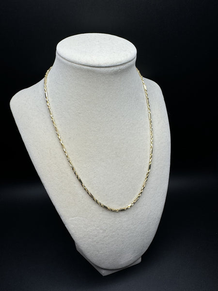 18” 14k Yellow Gold Milano/Figarope 2.2mm 9.7g