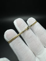 6.5” 10k Yellow Gold Cuban 3mm 4.4g