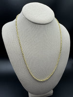 22” 14k Yellow Gold Rope 2.8mm 17.0g