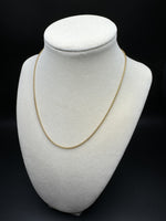 16” 18k Yellow Gold Anchor Chain 2mm 5.32g
