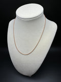 16” 14k Rose Gold Franco 1.5mm 4.0g