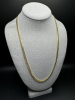 24” 14k Yellow Gold Cuban 5mm 45.9g