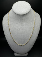 22” 14k Yellow Gold Heavy Link 2.5mm 13.9g