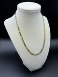 18” 14k Yellow Gold Figaro 4.5mm 15.6g