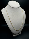 24” 14k Yellow Gold Franco 2mm 14.1g