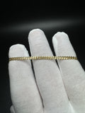 6.5” 10k Yellow Gold Cuban 3mm 4.4g
