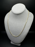 22” 14k Yellow Gold Heavy Link 2.5mm 13.9g