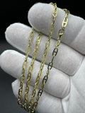 22” 14k Yellow Gold Mariner Link 3.5mm 5.85g