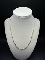 18” 14k Yellow Gold Milano/Figarope 2.2mm 9.7g