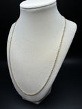 22” 14k Yellow Gold Rope 1.8mm 6.15g