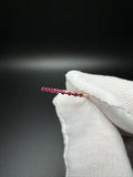 Size 7 10k Yellow Gold Natural Ruby Band 1.0g