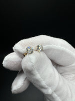 14k Yellow Gold 1ctw Fully Certified with EGL Paperwork Lab Diamond Studs
