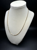 18” 14k Yellow Gold Box Chain 1.7mm 9.7g