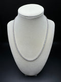 Moissanite Tennis Chains - 2mm (Sterling Silver setting)